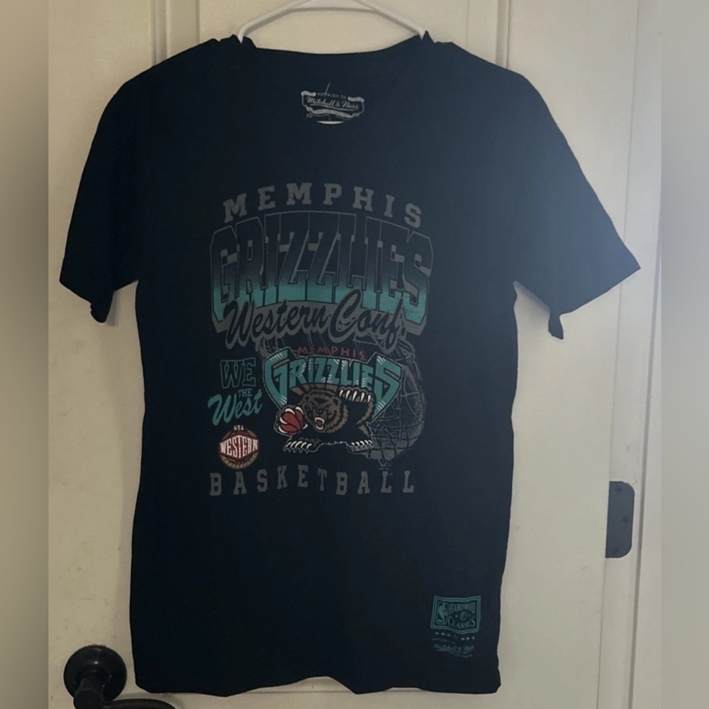Youth Black Memphis Grizzlies NBA Western Conference Hype T-Shirt ~ L - 14/16